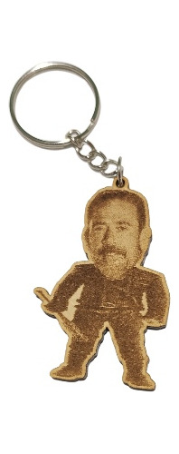 Llavero De Madera De Negan The Walking Dead/regalo/accesorio