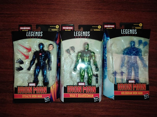 Set Figuras Marvel Legends Iron Man Sin Baf Ursa Major