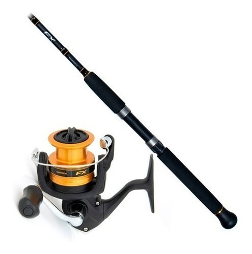 Combo Shimano Caña De Pesca + Carrete Fx 1000    