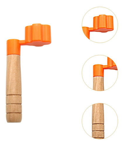 Guitar Guitar Peg Winder Multifuncional Pickup De Naranja