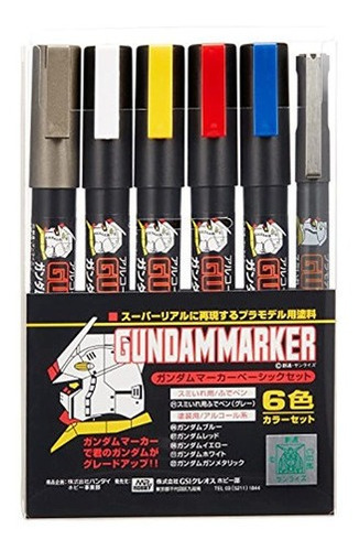 Conjunto Basico Gsi Creos Gundam Marker (6 Marcadores)