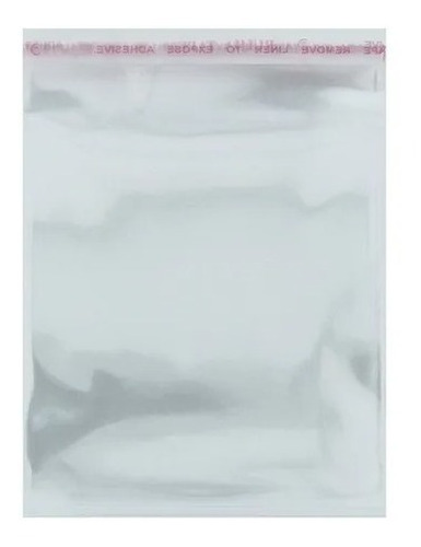 Saco Adesivado Plastico Transparente 22x30 C/100un Folha A4