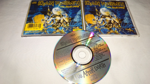 Iron Maiden - Live After Death (capitol Records '1989 1-3-4 