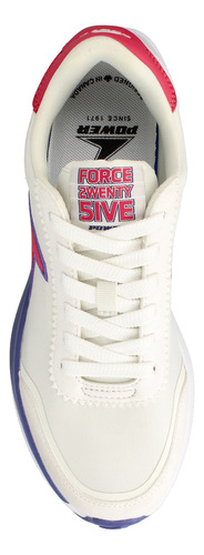 Zapatilla Mujer Power Force 25 Retoro Blanco-fucsia