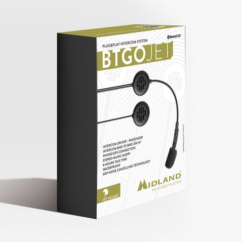 Intercomunicador Midland Bt Go Jet