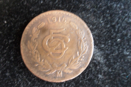 Moneda 5 Centavos 1916
