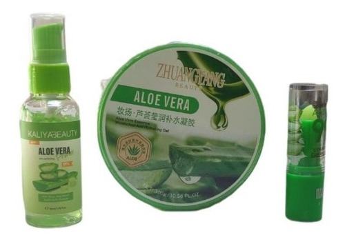 Pack Primer Base + Gel Anti-acne + Labial Humectante Aloe