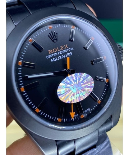 Rolex Milgauss Bamford Black Base Eta 2840, acero 904L completo