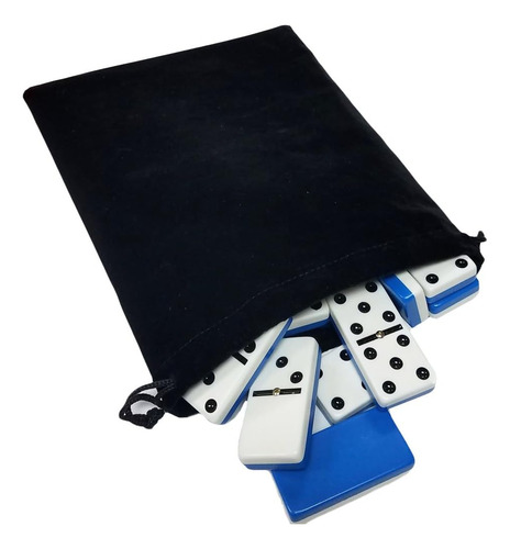 Marion & Co Domino Double Six 6 6 Tonos Bicolores Azul