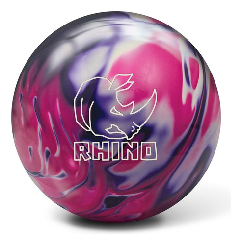 Rhino Reactiva Perforado Bolo Ball Morado Rosa Blanco