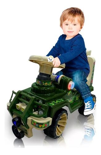 Jeep Montable Jungla Carro Sonidos Interactivo Niños Pf932