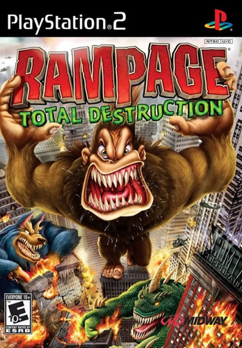 Rampage Total Destruction Ps2 Juego Físico Español Play 2