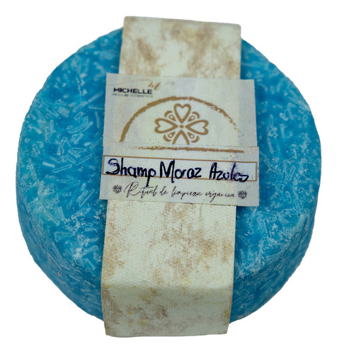 Shampoo Sólido Seco Moras Azules By Michelle Organic