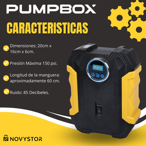 Compresor De Aire Portátil Digital 12v Todo Neumático
