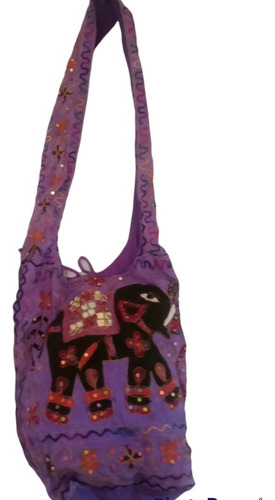 Oferta! Bolso De Tela Con Lentejuelas Motivo Elefante 