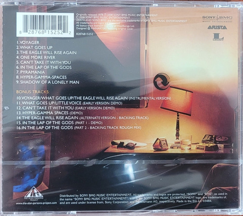 The Alan Parson Project - Pyramid - Cd Impotado Europa Nuevo