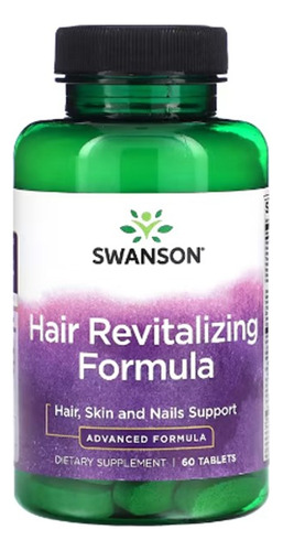 Hair Revitalizing Formula Swanson 60tabs Sin Sabor