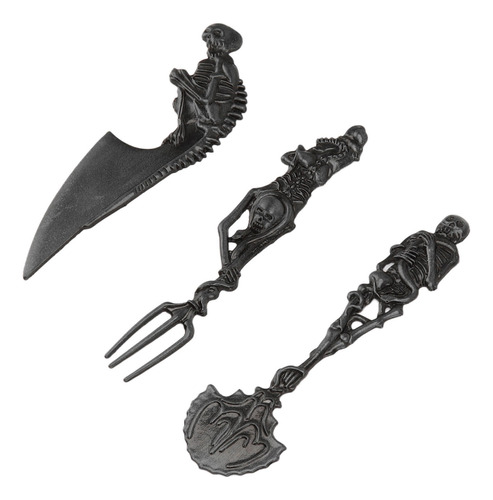 Cuchillo Skeleton Fork Halloween Skeletal
