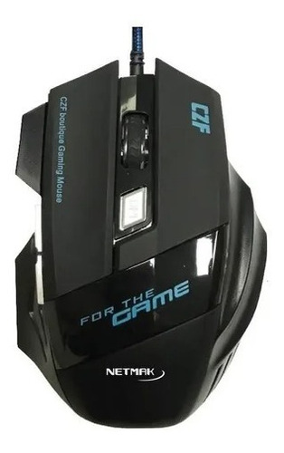 Mouse Gamer Netmak Retroiluminado Legion 3200 Dpi 6 Botones