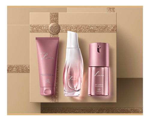 Imagem 3 de 8 de Kit Luna Clássico 75ml, Com Hidratante E Desodorante Natura