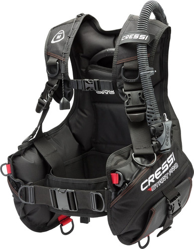 Chaleco Bcd Cressi Start Pro 2.0 Negro Para Buceo