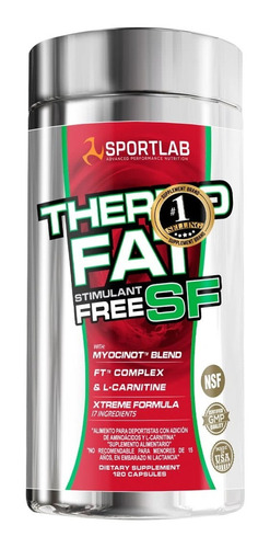 Thermo Fat Sf 2.0 - 120 Caps, Sl Sabor Sin sabor