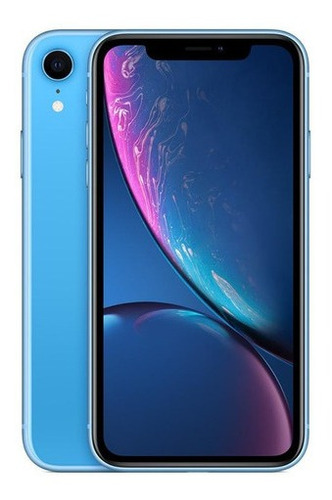 iPhone XR 64 Gb Azul Accesorios Originales A Meses Garantía (Reacondicionado)