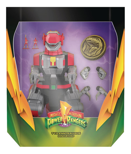 Power Rangers Ultimates Tyrannosaurus Rex Zord Figura De Acc