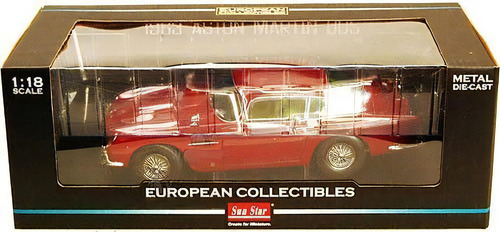 1963 Aston Martin Db5 Vermelho - Escala 1/18 - Sun Star