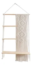 Comprar Estante Colgante De Macramé Para Decoración Rústica