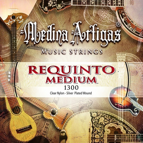 Cuerdas Para Requinto Médium Medina Artigas 1300