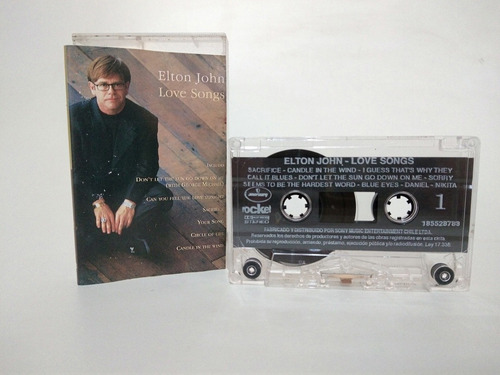 Elton John  love Songscassette (chile)