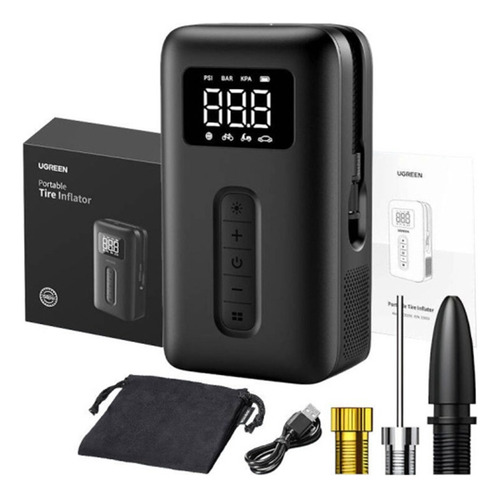 Inflador Portátil De Llanta Recargable 150psi Ugreen Digital