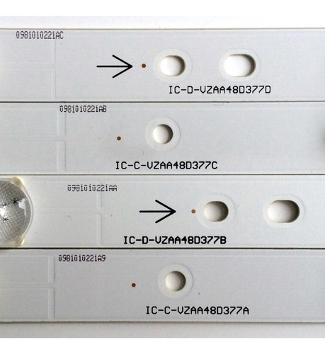 Led's Sharp 0981010221a9 Ic-c-vzaa48d377a Lc-48le551u (Usado)