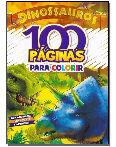 100 Páginas Para Colorir - Dinossauros