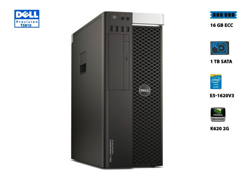 Workstation Dell Precision T5810 Xeon E5 1620 V3 1tb 16gb   