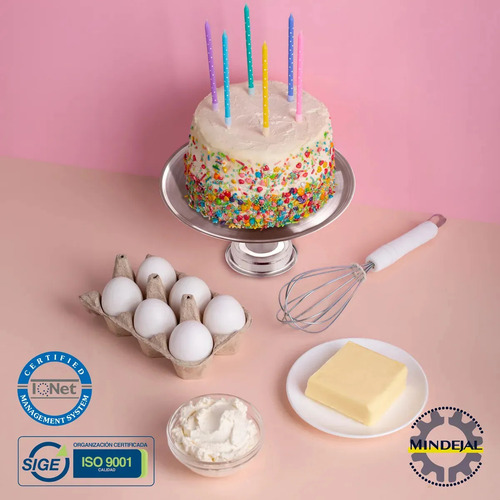 Base Para Pastel Y Postres Acero Inoxidable Tym