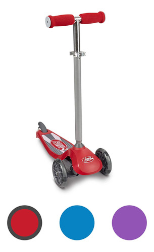 Radio Flyer Lean 'n Glide Scooter Con Ruedas Iluminadas, Sco