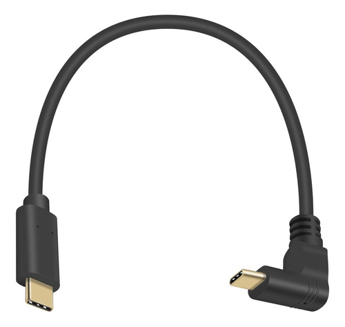 Cable Usb C A Usb C De 90 Grados De Poyiccot, 1 Pie, Tipo C