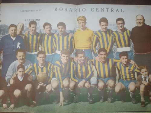 Lamina El Grafico Año 1957 - Equipo De Rosario Central