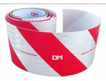 Comprar Cinta Reflectiva Roja Y Blanca 45 Grados Camiones Paragopes