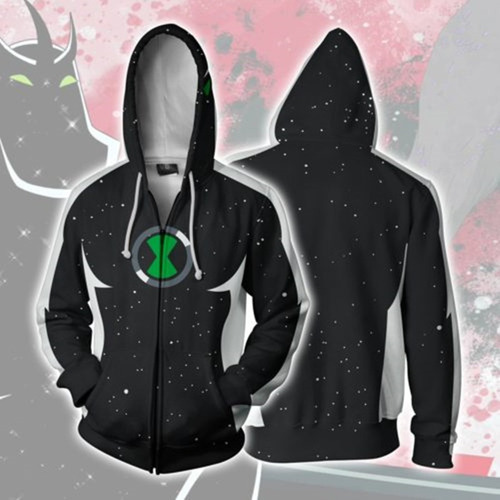 Alien Heroes 3d Sudadera Con Cremallera Cardigan Hoodie