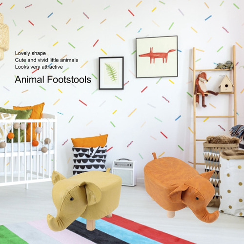 Taburete Con Forma De Elefante, Reposapiés Para Animales, Bo