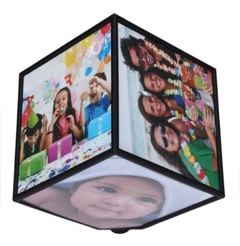 Cubo Giratorio Con Fotos - Personalizadas