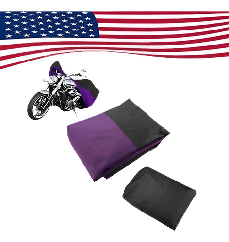 Xxxl Impermeable Motocicleta Púrpura Cubierta Para La Street