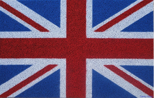 2 Tapetes Capachos Bandeira Da Inglaterra - Frete Grátis