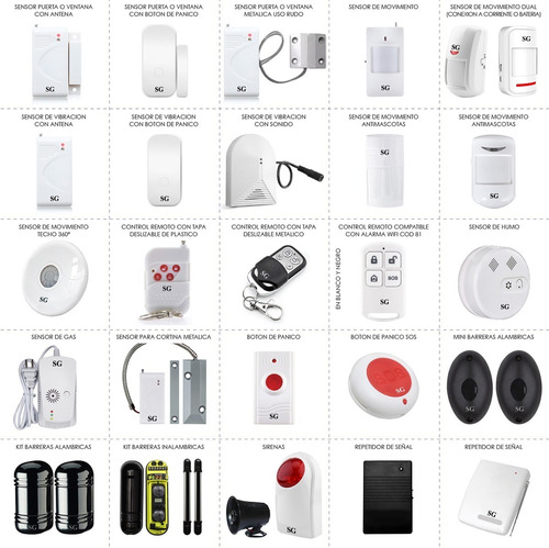 Alarma Touch Gsm 3s Seguridad Inalambrica App Casa Vecinal