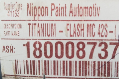 Pintura Base Color Nippon Paint Automotiv Varios Colores