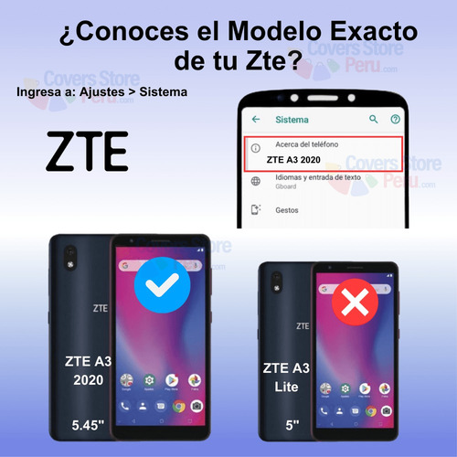 Mica Para Zte A3 2020 Protector De Pantalla 21d Antishock