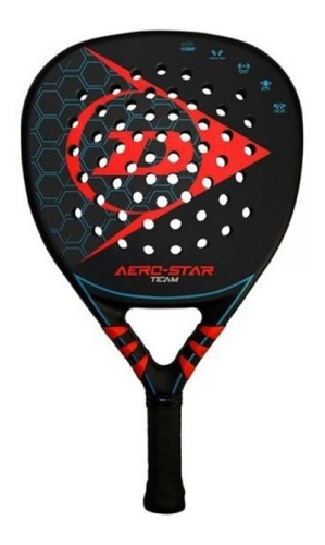 Paleta Padel Dunlop Aero Star Team Carbono 12k + Funda